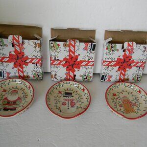 NEW Temp-tations Seasonal Set of (3) Spoon Rests w/ Gift Boxes WINTER WHIMSY,